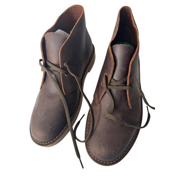 New Clarks Desert Boot Beeswax Leather Brown Ortholite Men's UK  9 US 10 EU 43 - Picture 3 of 7